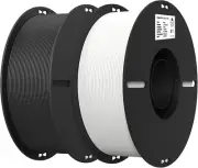 2Kg PLA negro/blanco 1.75mm, impresión 3D, +/-0.02mm.