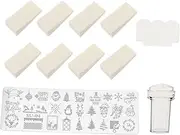FRCOLOR 1 Set Nail Nails Stencils Set Nail Art Tools for Manicure Nail Nail Stamping Stamper Templates