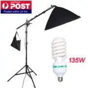 Boom Arm Softbox Lighting Kit Photo Lighting Studio Soft Box Light Stand Kit