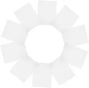 STOBOK Boards 10pcs Blank Foam Sheets for Art School Projects Decorative Displays
