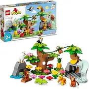 [LEGO] DUPLO Wild Animals of South America10973 with 7 Toy Animal Figures & Jungle Playmat, Early Learning Toys for Toddlers Aged 2 Plus