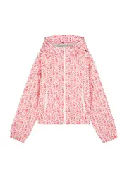 Moncler Kids Logo Print Shell Jacket, Jacket, Kids Jacket - Pink Other 14 years