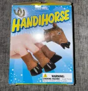 Handihorse Finger Hand Puppet Novelty Toy Gift Archie McPhee Handi Horse