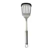 Soffritto A Series Stainless Steel Spatula with Silicone Rim - Robins Kitchen