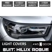 Headlight Head Light Lamp Covers For Toyota Hilux Mk3 2020 2021 2022 SR5 Rogue