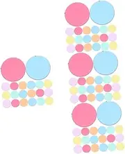 VICASKY 4sets Bingo Chip Counting Game Supplies Quest Chips Plastic Bingo Markers Set 100pcs*4