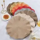 4Pcs Heat-resistant Table Mat Corrugated Edge Coaster Dining Table