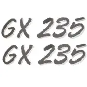 Glastron Emblem Decal Sticker | GX 235 5 1/2 Inch Boat (Pair)