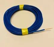 0.5mm / 20AWG Insulated PVC Single Core V75 Bare Copper Hook Up Wire Blue x 5m