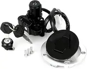 Motorcycle Ignition Switch Lock Fuel Gas Cap With Keys Set Fit For Kawasaki EN 650 Vulcan S 2014-2022 Electric Locks Accessories