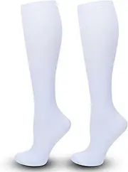 [VCODWCSJO] 5 pairs Compression Socks For Men Women To Promote Blood Circulation Tight Socks For Gyms To Resist Fatigue Solid Color Travel Socks