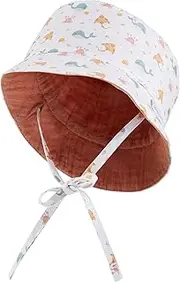 [Sterntaler] Unisex Children's Reversible Bucket Hat Printed with Sea Animals Sun Hat