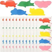 4 Boxes of Cartoon Animal Shapes Kids Adhesive Patches 30 Sheets Each Water Resistant Breathable Home Emergency Kit