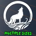 Wolf Howling Sticker Car Decal Window Animal Country Moon Howl Dog Bad Wolf Girl