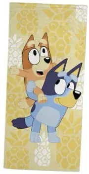 Bluey & Bingo Kids Bath Pool Beach Towel - Super Soft & Absorbent 100% Cotton