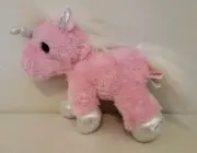 Aurora 10" Dreamy Eyes Pink Unicorn Plush Stuffed Animal Toy
