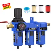Three Stage Air Drying System, 1/2" NPT Air Dryer System Air Compressor Filter D