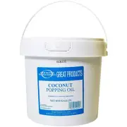 Concession Equipment Popcorn Accessories Benchmark Coconut Popping Oil 1 Gallon