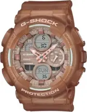 New Casio G-SHOCK GMA-S140NC-5A2 Skeleton Quartz clear Brown Watch