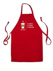 8 bit Coffee - Unisex Kids Apron - Pixel Retro Nerdy Geeky RPG