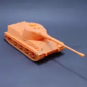3D Printed 1/72 German Lion Medium Tank Model Unpainted-
