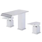 NIITAWH Waterfall Roman Tub Faucet Two Handle 3 Hole Bathtub Faucet High Flow...