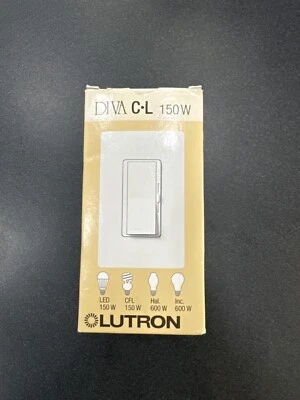 Lutron DVCL-153P-LA Dimmer Wall Light Switch /L ALMOND / LED+