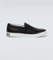 [Comme des Garcons Homme] Comme des Garçons Homme Slip-on leather sneakers UK 7.5 black