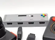 USB Adapter for 4 Atari 2600 7800 8bit Joystick, Paddles, Driving. LCD & Buttons