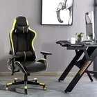 PU Leather Gaming Chair Ergonomic Office Chair Lumbar Support High Back
