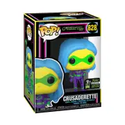 2023 ECCC Funko Pop! EXCLUSIVE Crusaderette BLACK LIGHT #828 w/ Pop Protector