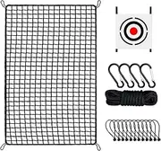 Indoor Golf Net - Heavy Duty Ball Swing Training Simulator - Golf Driving Barrier Netting with Target Cloth for Football, Volleyball, Baseball