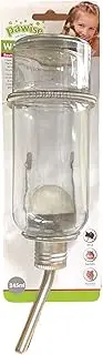 245ml Glass Bottle Water Hanging Cage Drinker Pet Rabbit Bird Mouse Guinea Pig