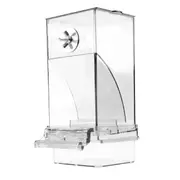 Automatic Parrot Canary Cockatiel Bird Feeder Cup No Mess Bowl Auto Cage 2x