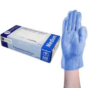 Sofeel Polyethylene Powder Free Gloves Medium Blue 500 Box