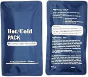 AIMALL Reusable Hot and Cold Gel Pack Microwaveable Ice Heat Wrap for Pain Relief and Injury Recovery