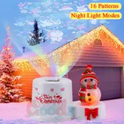 16 Patterns Halloween Christmas Projector LED Light Laser Landscape Lamp Outdoor