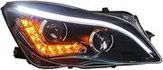 Car Accessories Compatible For Buick Regal Headlight 2014-2017 And Opel Insignia Headlight Assembly LED DRL Front Light Bi-Xenon Lens Xenon(6000K Cold White,55W)