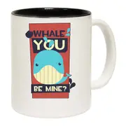 Whale You Be Mine Will Animal Mug Cup