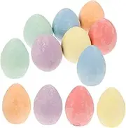 12pcs Jumbo Egg Chalk Set Boys and Girls Sidewalk Chalk Washable Outdoor Drawing