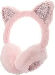 [Abaodam] Boys Headband Cat Ears Earmuffs Girls Ear Muffs Headbands for Girls Boys Earmuffs Ear Warmers for Kids Ear Warmers for Women Animal Headbands Mens Plush Pink Keep Warm Cover Child