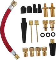 MOTHNUR Multi-function Valve Adapter for Bike Tire Inflator Kit Brass Connector Air Pump Attachment Suitable for Bikes