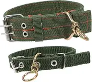 ROMISBABA 2pcs Thickened Canvas Sheep Collars for Livestock Traction Collars Comfortable Safe for Cattle Sheep and Horses