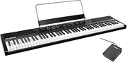 Alesis Concert 88-Key Digital Piano/Semi-Weighted Electric Keyboard Instrument