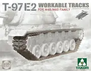 Takom 1/35 T-97E2 Workable Tracks For M48/M60 Family Plastic Model Kit [2163]