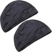 [ANDRESLAD] Helmet Liner Cap 2pcs Set for Cycling Quick-Drying Sport Riding Comfortable Material Dark Grey