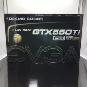 EVGA NVIDIA GeForce GTX 550 Ti Graphics Card (1 GB GDDR5) New In Box