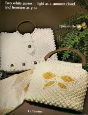 Butterfly Handbag Pattern - Craft Books: The Macrame Pursemaker Vol. II