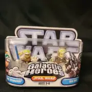 STAR WARS GALACTIC HEROES - LUKE SKYWALKER HOTH & HAN SOLO HOTH / NEW