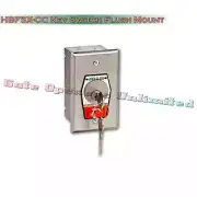MMTC - HBFSX-CC Exterior Open-Close Cylinder Key Switch Stop Button Flush Mount